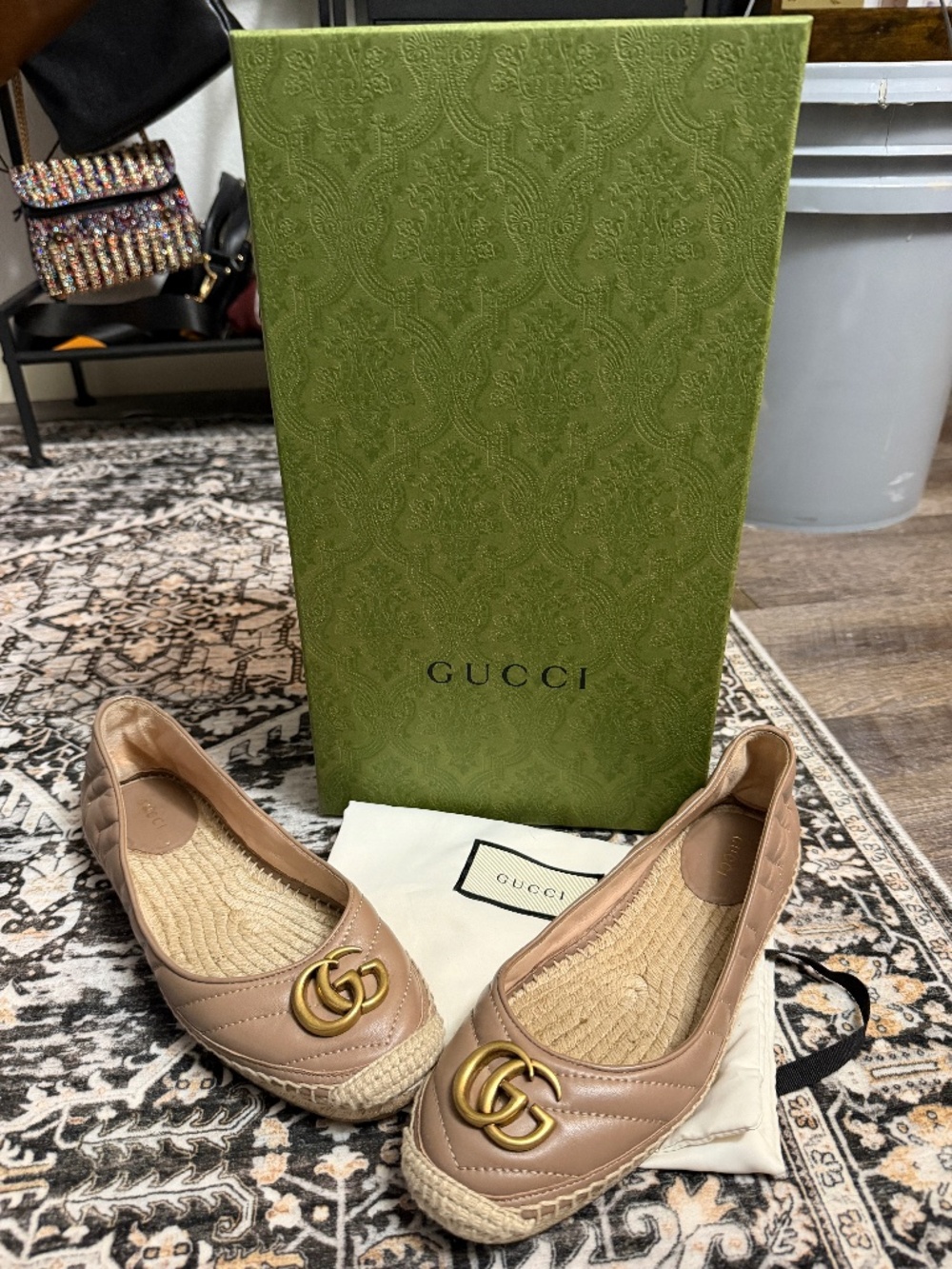 Authentic Gucci Espadrilles – Size 39 – Tan – $300